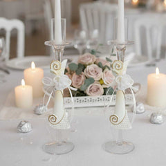 Hochzeit Kerzenhalter-Set, 4-teilig