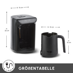 Karaca Hatır Kaffeemaschine mit Röstfunktion Shiny Black