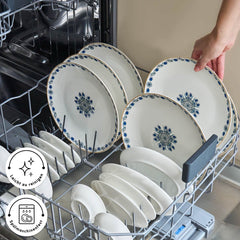 Karaca Bone China İznik Frühstücksset für 6 Personen, 26-teilig