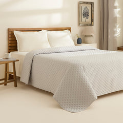 Karaca Ines Tagesdecke Grau für Doppelbett, 230 × 240 cm