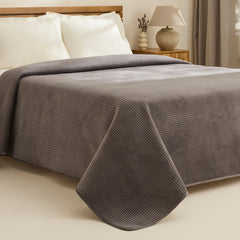 Karaca Chloe Tagesdecke für Einzelbett Anthrazit, 160 × 220 cm