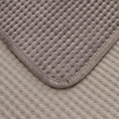 Karaca Chloe Tagesdecke für Einzelbett Anthrazit, 160 × 220 cm