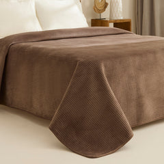 Karaca Chloe Tagesdecke für Doppelbett Braun, 230 × 240 cm
