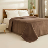 Karaca Chloe Tagesdecke für Einzelbett Braun, 160 × 220 cm