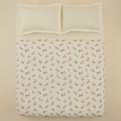 Karaca Silvie Piqué Tagesdecke für Doppelbett Rot aus 100 % Baumwolle, 200 × 220 cm