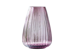 Kusintha Vase von Bitz – 22 cm Glasvase, 4 Farbvarianten (Gelb, Grün, Pink, Blau)