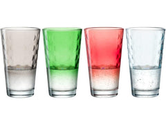 Leonardo Trinkbecher LD Optic XL 540 ml, 4 Stück, Assortiert