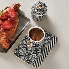 Karaca Queen 5-piece coffee service for 2 people