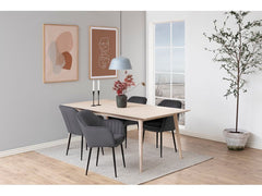 AC Design Stuhl Emilia Dunkelgrau