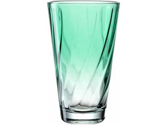 LEONARDO Verre à eau Twist 300 ml, lot de 4, turquoise