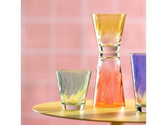LEONARDO Verre à eau Twist 215 ml, 4 pièces, Multicolore