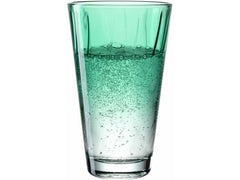 LEONARDO Verre à eau Twist 300 ml, lot de 4, turquoise