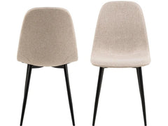 AC Design Stuhl Celia 4 Stück, Beige