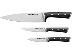 Tefal Messer-Set Ice Force 3-teilig Schwarz