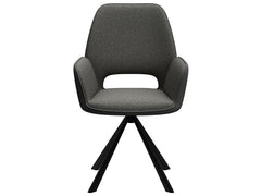 AC Design Stuhl Graham 2 Stück, Dunkelgrau