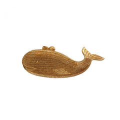 Karaca Nova Whale – Dekorativer Teller in Walform aus Polyserin (41,5 × 21 cm)