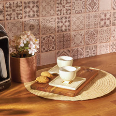 Karaca Art Deco Cream für 2 Personen Espressotassen Set
