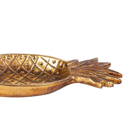 Karaca Nova Pine – Assiette décorative en forme d'ananas en polyrésine (9,3 × 19,3 cm)