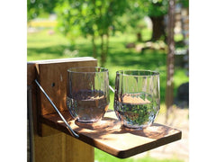 Koziol Trinkglas Club No. 24 300 ml, 2 Stück, Grau
