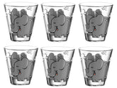 Leonardo Kindertrinkglas Bambini Elefant, 215 ml, 6 Stück