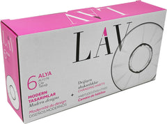 LAV ALY276F Alya Teeglassunterteller 6pcs / Caytabagi