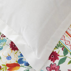 Karaca Parlin Bettwäsche-Set für Doppelbett Fuchsia aus 100 % Baumwolle