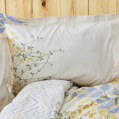 Karaca Clarinda Bettwäsche-Set für Doppelbett Beige aus 100 % Baumwolle mit Spannbettlaken