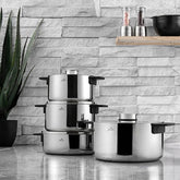 Jumbo Infinity 3PLY Kochgeschirr-Set aus Edelstahl, 8-teilig