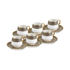 Service à café Karaca Belgin, 12 pièces, pour 6 personnes, 90 ml
