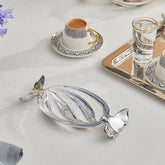 Karaca Candy Dekorativer Servierteller aus Glas, 20,5 × 9,3 cm