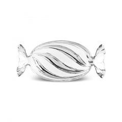 Karaca Candy Dekorativer Servierteller aus Glas, 23,5 × 11,3 cm