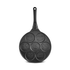 Karaca Fluffy – Antihaft-Pfannkuchenpfanne 26 cm mit Induktions-Keramikbeschichtung (Schwarz)