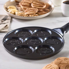 Karaca Fluffy – Antihaft-Pfannkuchenpfanne 26 cm mit Induktions-Keramikbeschichtung (Schwarz)