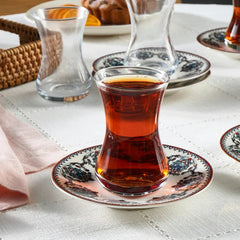 Karaca Nakkas Bone China Teeset, 12-teilig