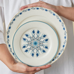 Karaca Forever Bone China İznik Tafelservice für 6 Personen – 24-teilig