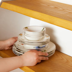 Karaca Elegance Bone Samira Tafelservice für 6 Personen, 24-teilig