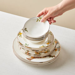 Karaca Elegance Bone Samira Tafelservice für 6 Personen, 24-teilig