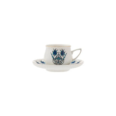 Karaca İznik New Form Coffee Cup Set for 6 Persons 90 ml
