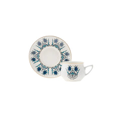 Karaca İznik New Form Coffee Cup Set for 6 Persons 90 ml