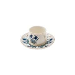 Karaca İznik New Form Coffee Cup Set for 6 Persons 90 ml