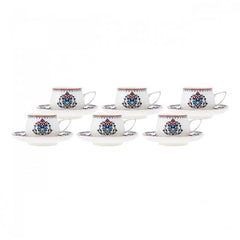 Karaca Nakkas 12-teiliges Espressotassen-Set für 6 Personen