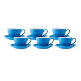 Karaca Sky Teetassen-Set für 6 Personen