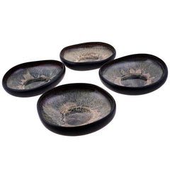 Karaca Black Galactic Reactive 4 Teilig Schalen-set
