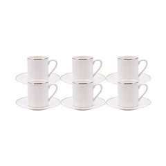 Karaca Elda 12 teiliges Kaffeetassen Set für 6 Personen