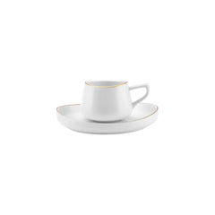 Karaca Hole Porzellan Kaffeetasse Set für 6 Personen 80ml