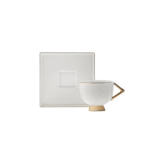 Karaca Art Deco Cream für 2 Personen Espressotassen Set