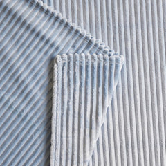 Karaca Ruby Stripe Wellsoft Doppeldecke Blau, 200 × 220 cm
