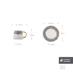 Karaca Globe Espressotassen-Set für 6 Personen