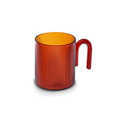 Karaca Miracle Glastasse Amber mit braunem Henkel, 320 ml