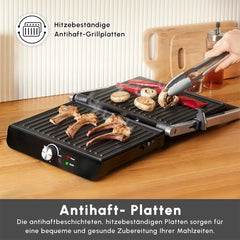 Gril de contact & appareil à croque-monsieur Karaca Toastmaster Inox, 2000 W